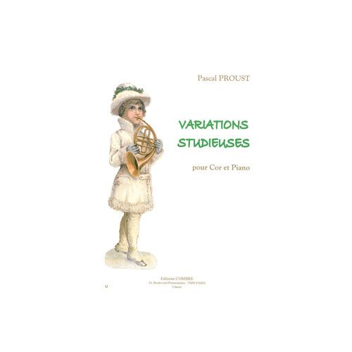 Proust - Variations Studieuses - Cor et Piano