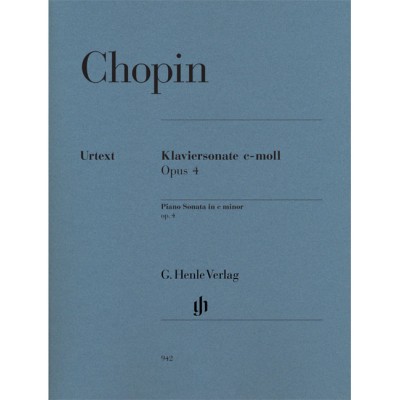 Chopin F. - Klaviersonate C-moll Op.4