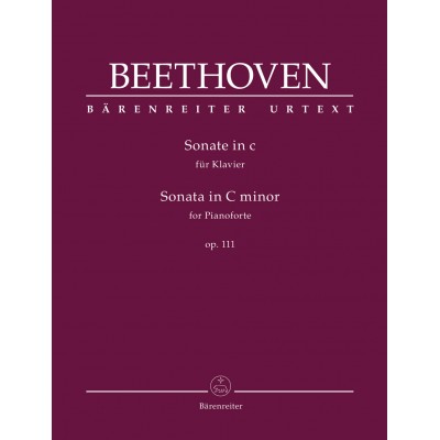 BEETHOVEN L.V. - SONATE EN DO MINEUR OP.111 - PIANO