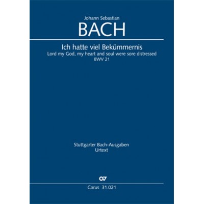Bach J.S. - Ich Hatte Viel Bekummernis BWV 21 - Reduction Chant & Piano