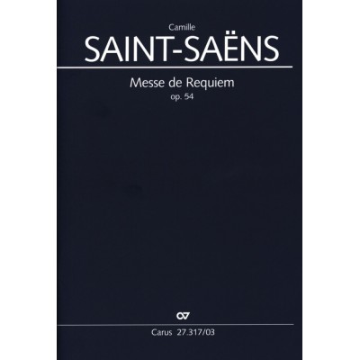 SAINT-saens Camille - Messe De Requiem Op.54 - Reduction Piano