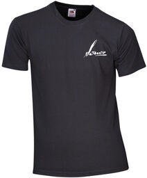 T-Shirt w.Classic 1950 L noir avec logo blanc