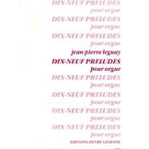Leguay - Préludes (19) - Orgue