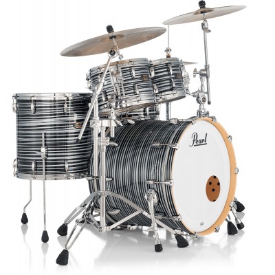 Masters Maple Gum Stage 22 GYROLOCK-l Black Oyster Swirl