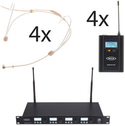 Quad R/4B 4 Headmike D 470 Set Beige