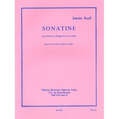 Rueff Jeanine - Sonatine - Trompette & Piano