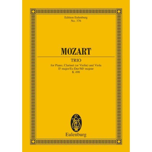 Moz W.A. - Trio Eb Major Kv 498 - Piano, Clarinet And Viola