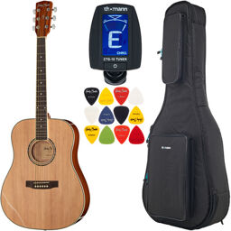 Brümmer Acoustic Guitar Set 1 Naturel haute brillance