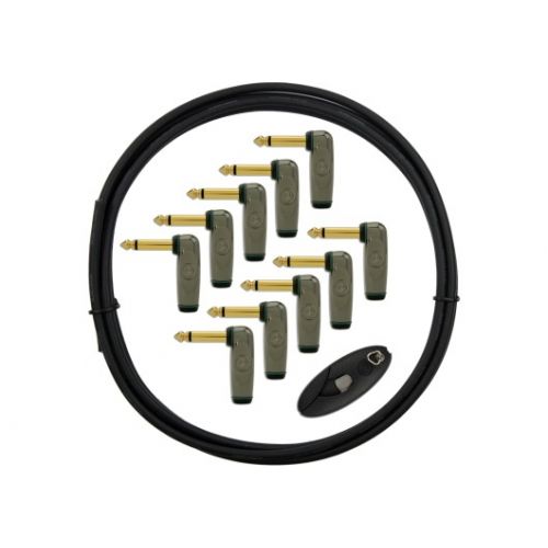 Solderless Custom Cable Kit 10 Feet 10 Plugs