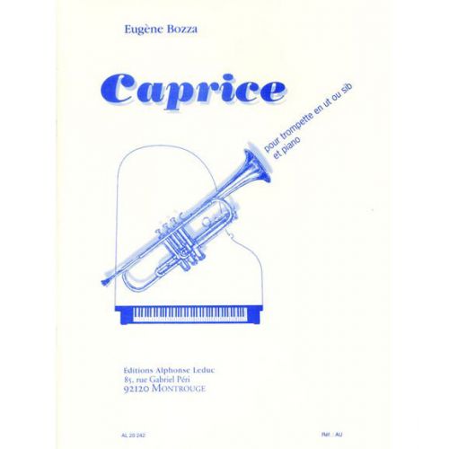 Bozza E. - Caprice - Trompette (ut Ou Sib) et Piano
