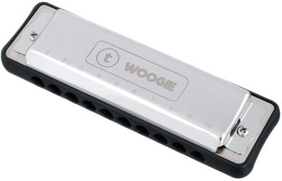 Woogie Blues Harmonica D Argent