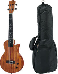 Solid Uke Natural w/Bag Naturel