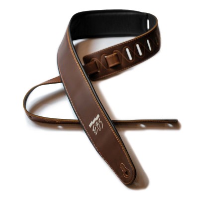 Sangle Cuir Smooth Bourbon Brown