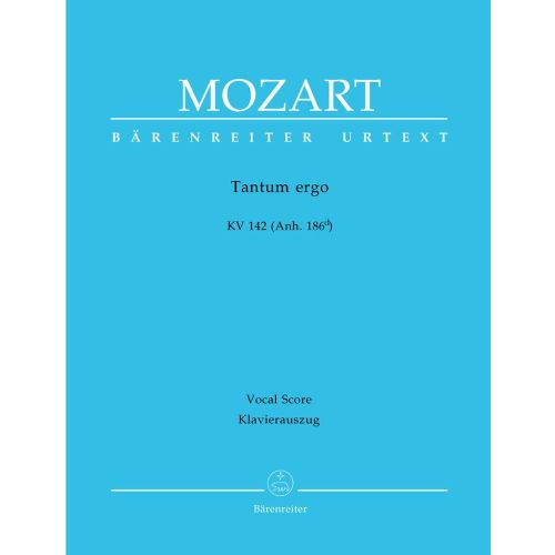 Moz W.A. - Tum Ergo Kv 142 (Anh. 186D) - Reduction Ch, Piano