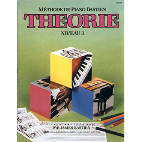 Bastien James - Methode De Piano Bastien Theorie Niveau 3 - Piano