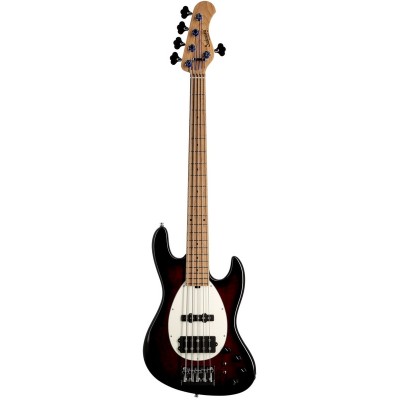 Masterbuilt Vintage Mj Bass 5 Frêne Burgundy Burst Trans.