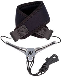 Bravo Sax Strap silver Black