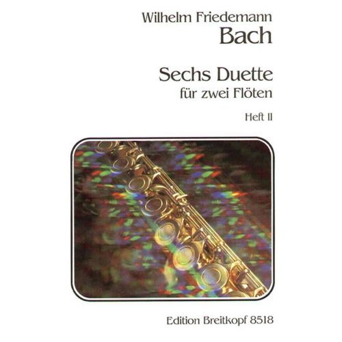 Bach W.F. - 6 Duos 2 Flutes Vol.2