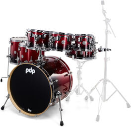PDP CM7 Red to Black Red to Black Sparkle Fade