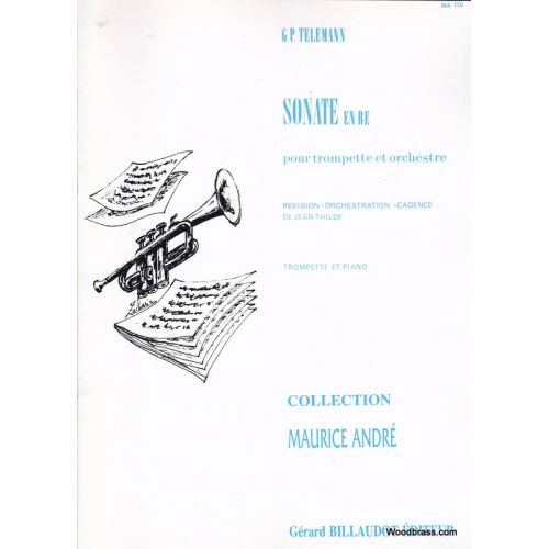 TELEMANN G. PH. - SONATE EN RE - TROMPETTE ET PIANO