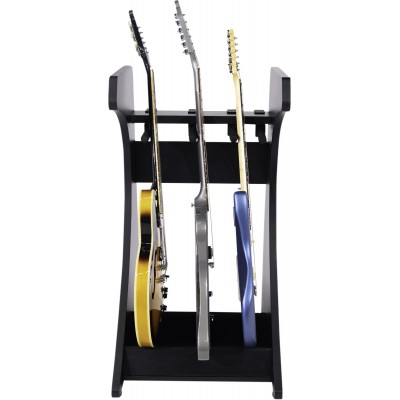 Stand Rack Elite 3 Guitares Noir