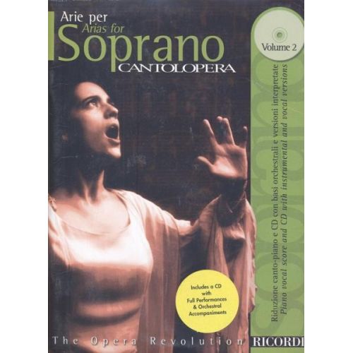 CANTOLOPERA: ARIE PER SOPRANO VOL 2 + CD - CHANT ET PIANO