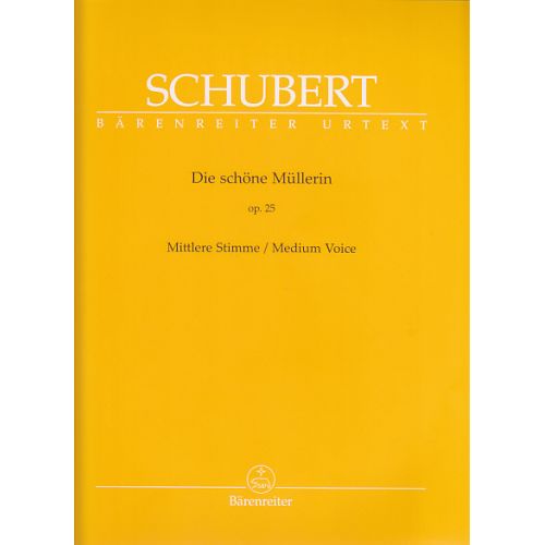 Schubert F. - Die Schone Mullerin - Voix Moyenne et Piano