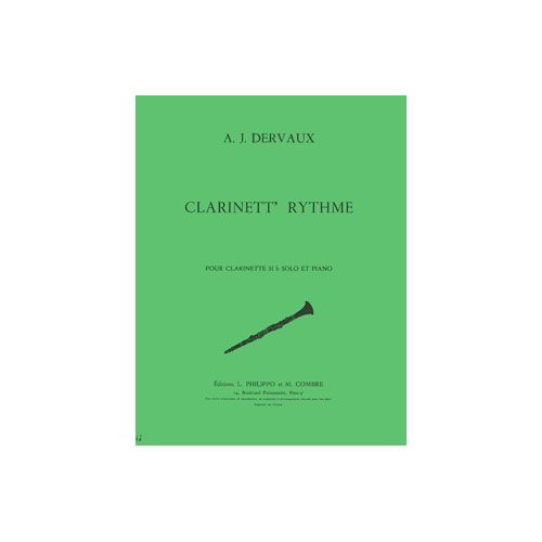 Dervaux - Clarinett'rythme - Clarinette et Piano