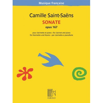 SAINT-saens Camille - Sonate Op.167 - Clarinette & Piano