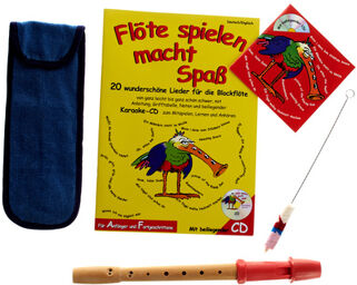 Soprano Recorder Set Red