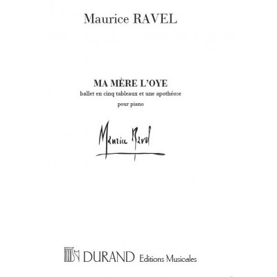 Ravel M. - Ma Mere L'oye Ballet - Piano