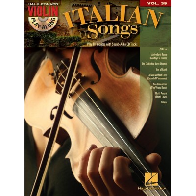 Italian Songs - Violin Play Along Vol.39