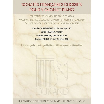 Sonates Choisies Pour Violon & Piano