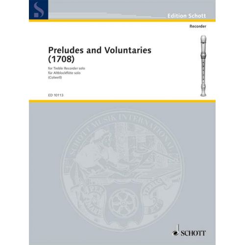 PRELUDES AND VOLUNTARIES - TREBLE RECORDER