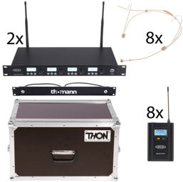 Quad R/8B 8 Headmike D 470 Set Beige