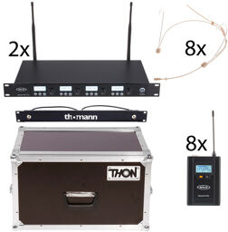 Quad R/8B 8 Headmike O 470 Set Beige