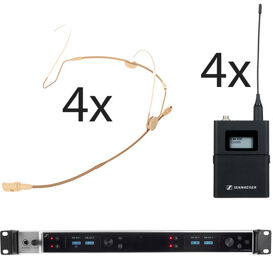 EW-DX 4x HSP 4 Lemo R1-9 Set Beige