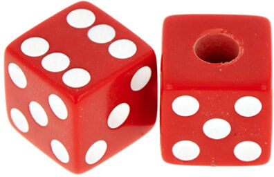 Dice Knobs Red Rouge