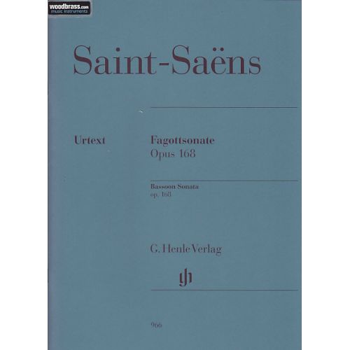 SAINT-saens C. - Sonate Pour Basson Op. 168