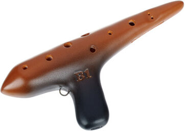 10H Concert Ocarina B1 long Noir