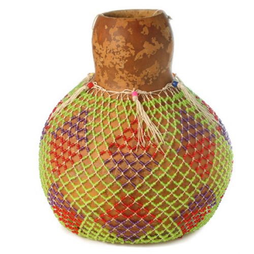 Y-CH006 Shekere Xequere Calebasse 40CM Filet Perle