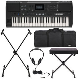 PSR-E583 Deluxe Bundle noir