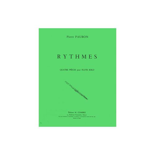 Paubon Pierre - Rythmes (4 Pieces) - Flute