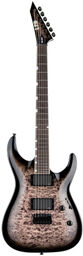 LTD MH-400HT QM STB See Thru Black Sunburst