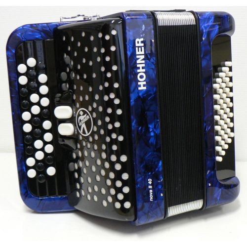 Nova II 40 Bleu Touches Boutons