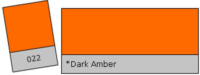 Filter Roll 022 Dark Amber Dark Amber