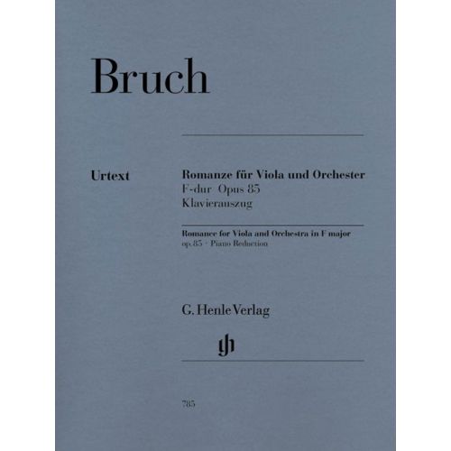 Bruch M. - Romance For Viola And Orchestra F Major Op. 85