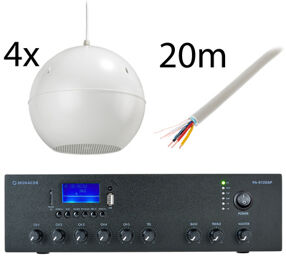 4x EDL-420/WS PA-812DAP Bundle Blanc