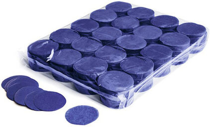 Confetti round Ø 55mm D. Blue Bleu foncé