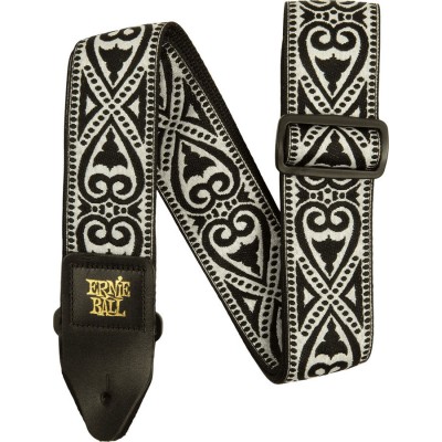 Sangle Jacquard Black Heart